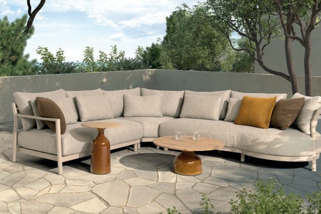 4 Seasons Outdoor Mykonos Lounge-Sofa latte