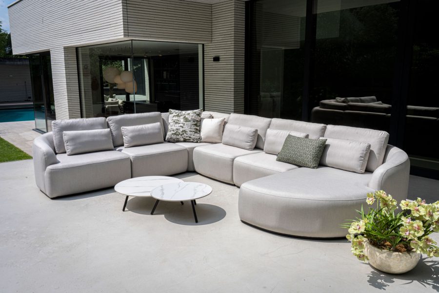 Flow Yavi Ecksofa XL Graumel chalk