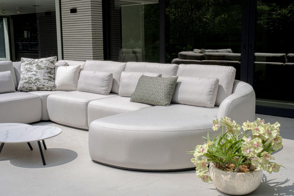 Flow Yavi hoekbank xl 3 Die neuesten Trends & Tipps für Lounge-Sets und Loungegruppen Flow Yavi Ecklounge XL Graumel chalk