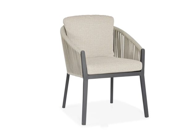 Suns Avero Gartenstuhl Royal grey Fishbone weaving camel sand - natur