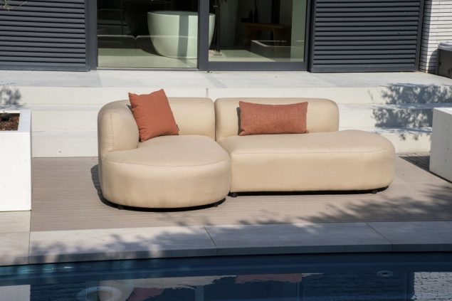 Flow Plush Loungesofa in Heather Chalk links * SALE *