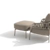 Taste by 4 Seasons Calma loungesessel latte mit Ottomane