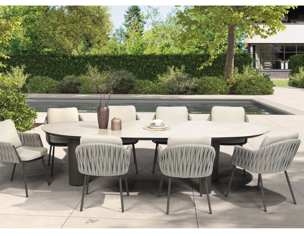 Taste by 4 Seasons Cannes Gartenmöbel-Set Terre mit Tisch Denia 290 x 110 cm