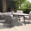 Taste by 4 Seasons Florence Low-Dining-Gartenset Terre mit Salute Tisch – Ovales Keramik-Top 220×105 cm