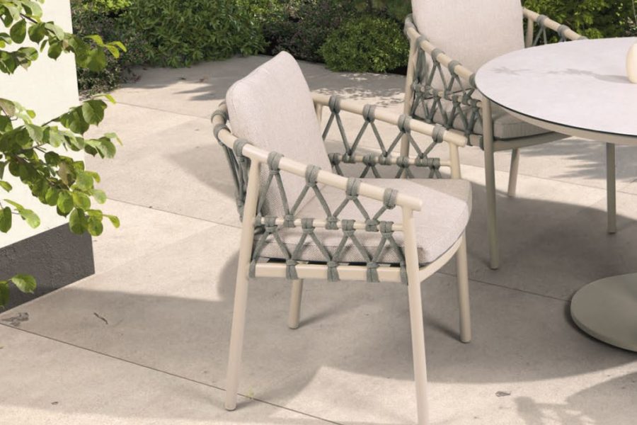 Taste by 4 Seasons Piacenza Gartenstuhl Latte