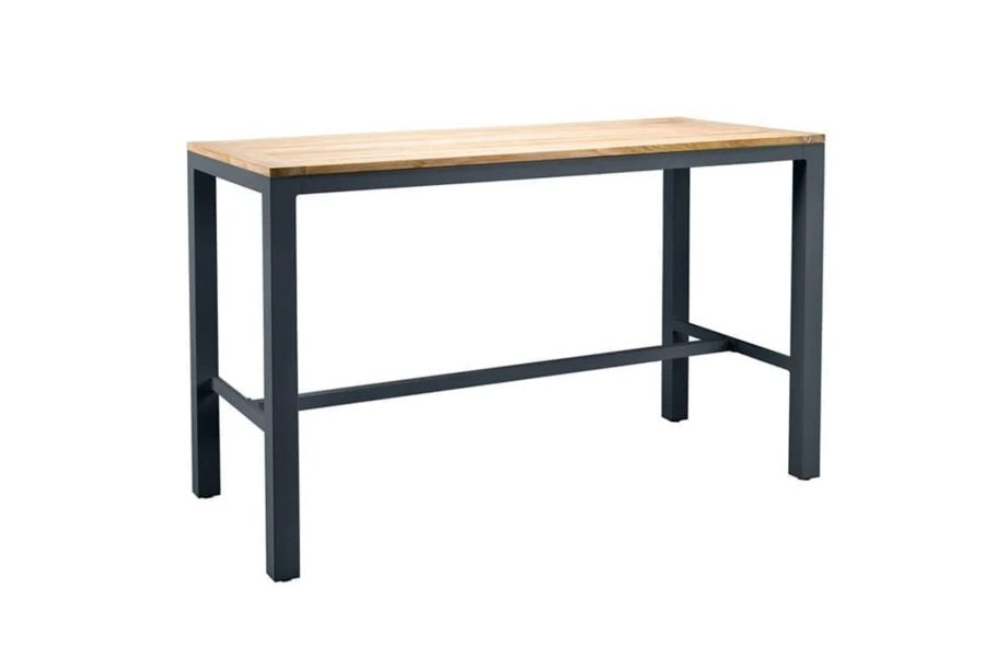 Suns Monte Vari Garten-Bartisch mit Teakholzplatte 180 x 80 cm (H 107 cm)