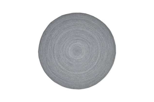 Suns Veneto Gartenteppich Ø 300 cm dark grey