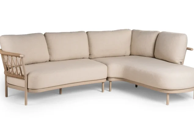 Tierra Outdoor Fresca Chaiselongue Sofa Champagner links