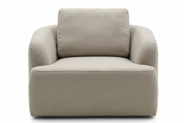 Flow Yavi Loungesessel in Graumel Chalk