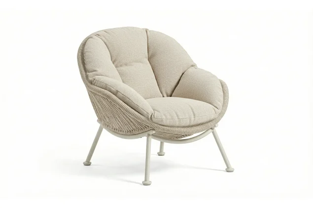 Suns Siano Loungesessel Camel Sand – Beachy Bouclé