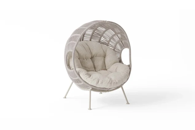 Suns Nuna Egg chair Camel sand - Beachy bouclé