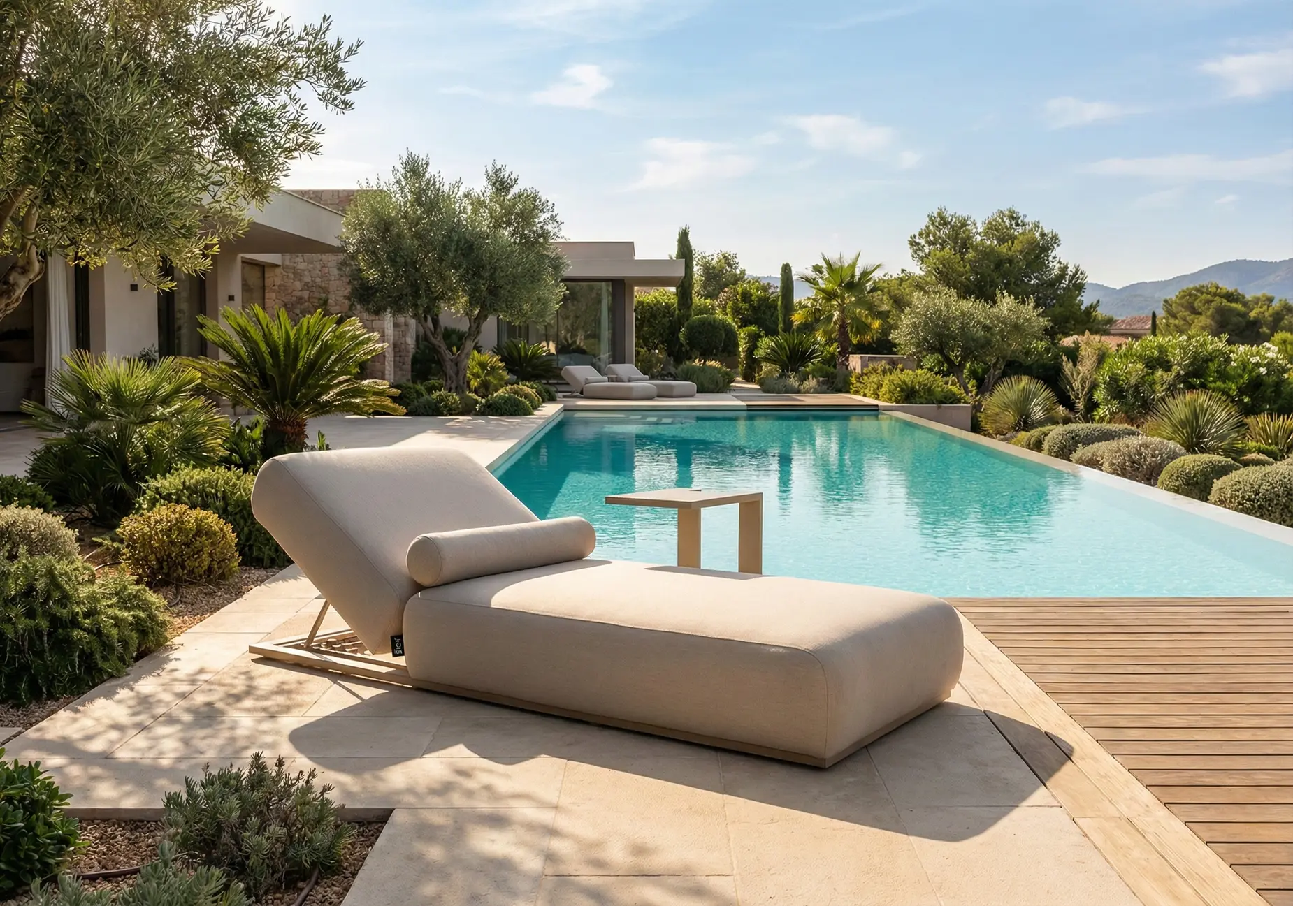 Flow Sentosa Liege Tuscan Sand mit beigem Bezug