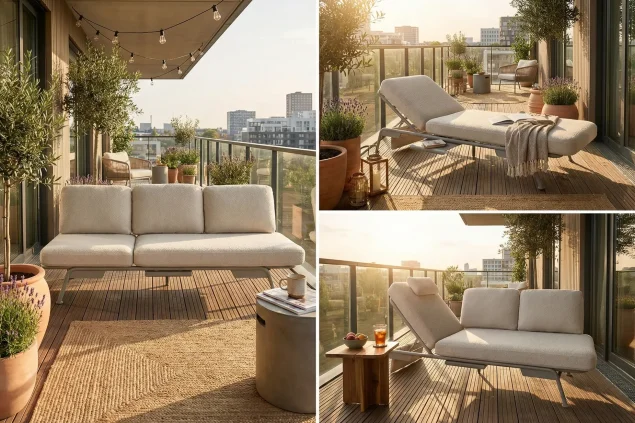 Tailor Palma Liege – 3-Sitzer-Sofa beige/sandfarben