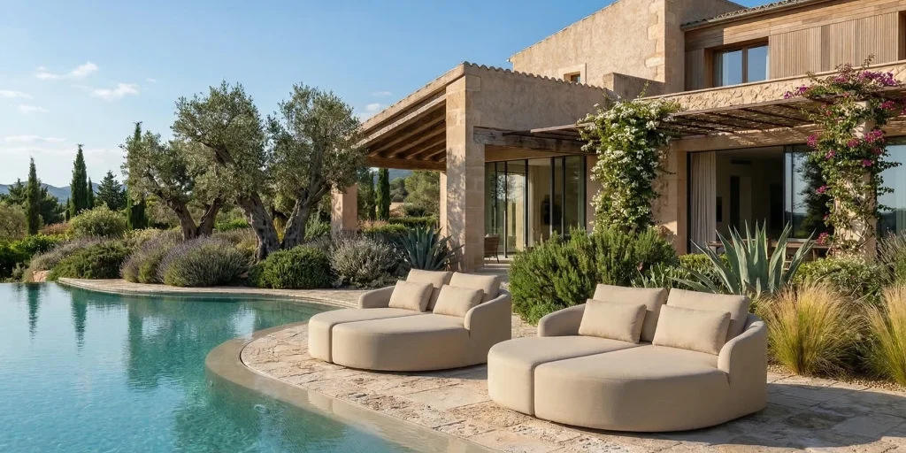 Flow Yavi daybed Island Play beige