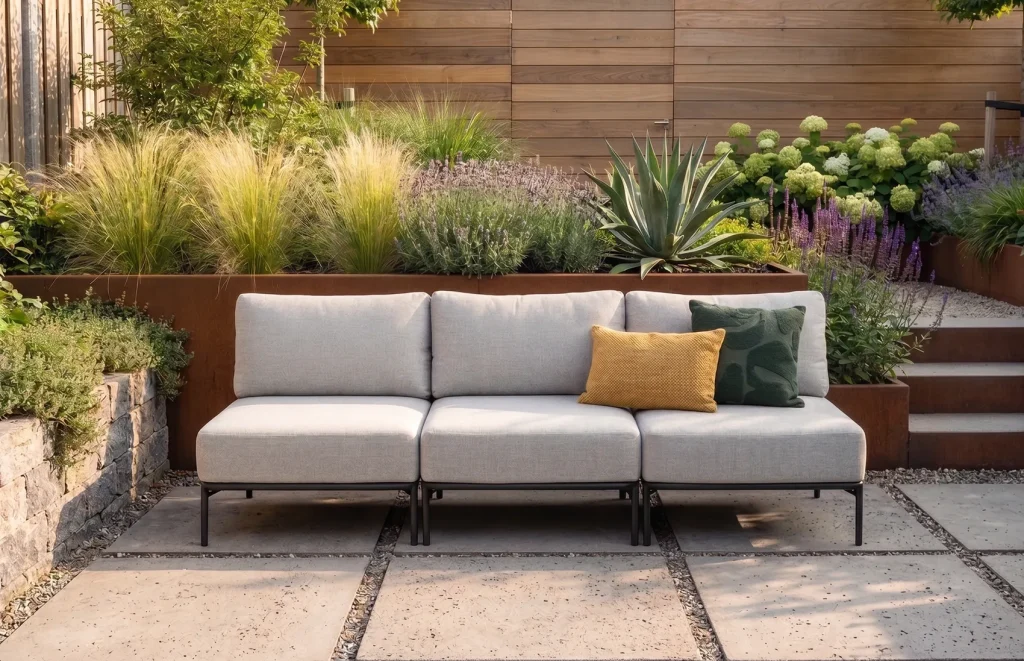 4 Seasons Outdoor Fabrice Dreisitzer-Sitzbank