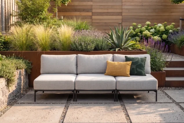 4 Seasons Outdoor Fabrice Dreisitzer-Sofa anthrazit SALE