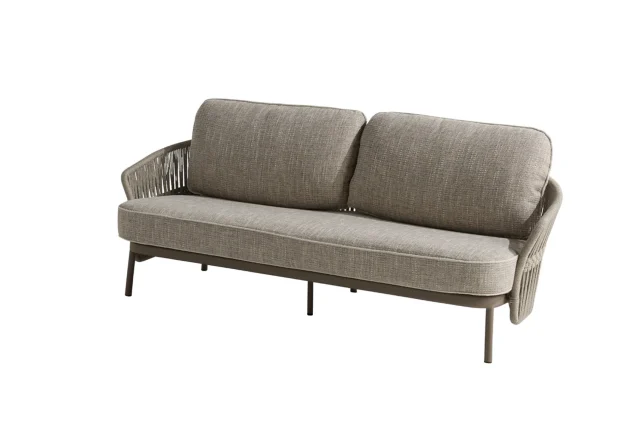 4 Seasons Outdoor Vento 3-Sitzer-Loungesofa Mocca