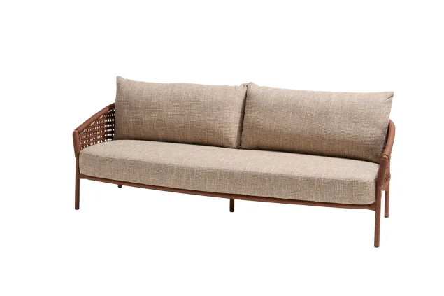 4 Seasons Outdoor Cala 3-Sitzer-Loungesofa Spicy