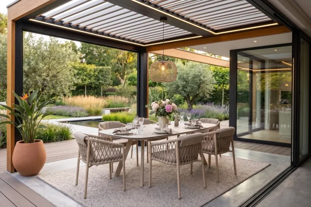 4 Seasons Outdoor Allora Gartenmöbel-Set Latte mit Manolo Tisch - Platte 240 cm * SALE *