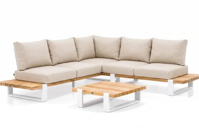 Suns Nardo loungeset 5-zits soft grey Sunproof