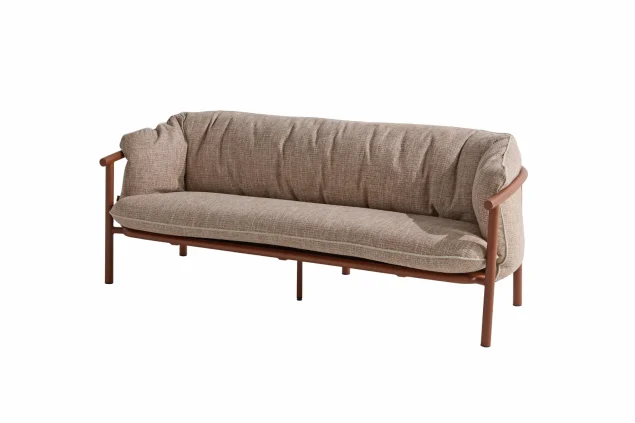4 Seasons Outdoor Coral 3-Sitzer-Loungesofa Spicy